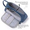 imageEASTHILL Big Capacity Pencil Case Pouch Pen Case Simple Stationery Bag School College Office Organizer for Teens Girls Adults StudentBlue