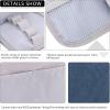 imageEASTHILL Big Capacity Pencil Case Pouch Pen Case Simple Stationery Bag School College Office Organizer for Teens Girls Adults StudentBlue
