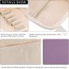 imageEASTHILL Big Capacity Pencil Case Pouch Pen Case Simple Stationery Bag School College Office Organizer for Teens Girls Adults StudentDeep Purple XW