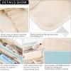 imageEASTHILL Big Capacity Pencil Case Pouch Pen Case Simple Stationery Bag School College Office Organizer for Teens Girls Adults StudentLight Blue XW