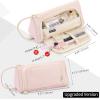 imageEASTHILL Big Capacity Pencil Case Pouch Pen Case Simple Stationery Bag School College Office Organizer for Teens Girls Adults StudentLight Pink XW