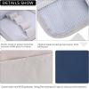 imageEASTHILL Big Capacity Pencil Case Pouch Pen Case Simple Stationery Bag School College Office Organizer for Teens Girls Adults StudentNavy XW