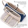 imageEASTHILL Big Capacity Pencil Case Pouch Pen Case Simple Stationery Bag School College Office Organizer for Teens Girls Adults StudentNavy XW
