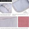 imageEASTHILL Big Capacity Pencil Case Pouch Pen Case Simple Stationery Bag School College Office Organizer for Teens Girls Adults StudentPink