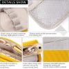 imageEASTHILL Big Capacity Pencil Case Pouch Pen Case Simple Stationery Bag School College Office Organizer for Teens Girls Adults StudentYellow
