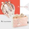 imageEASTHILL Big Capacity Pencil Pen Case Office College School Large Storage High Capacity 3 Layers Pencil Bag Zipper Stationery Pouch Holder Box Multifunctional Organizer Pink