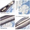 imageEASTHILL Big Capacity Pencil Pen Case Office College School Large Storage High Capacity 3 Layers Pencil Bag Zipper Stationery Pouch Multifunctional Organizer Blue