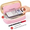 imageEASTHILL Big Capacity Pencil Pen Case Office College School Large Storage High Capacity Bag Pouch Holder Box Organizer Blue CyanPink