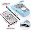 imageEASTHILL Big Capacity Pencil Pen Case Pouch Box Organizer Large Storage for Bullet JournalBlueXL