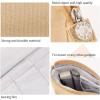 imageEASTHILL Big Capacity Pencil Pen Case Pouch Box Organizer Large Storage for Bullet JournalCoffee