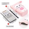 imageEASTHILL Big Capacity Pencil Pen Case Pouch Box Organizer Large Storage for Bullet JournalPinkXL