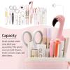 imageEASTHILL Big Capacity Pencil Pen Case Pouch Box Organizer Large Storage for Bullet JournalPinkXL
