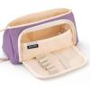 imageEASTHILL Big Capacity Pencil Case Pouch Pen Case Simple Stationery Bag School College Office Organizer for Teens Girls Adults StudentDeep Purple XW