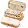 imageEASTHILL Big Capacity Pencil Pen Case Office College School Large Storage High Capacity Bag Pouch Holder Box Organizer Blue CyanKhaki