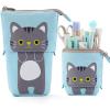 imageEASTHILL Big Capacity Pencil Pen Case Pouch Box Organizer Large Storage for Bullet JournalBlueXL