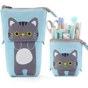 imageEASTHILL Big Capacity Pencil Pen Case Pouch Box Organizer Large Storage for Bullet JournalBlueXL