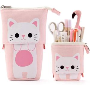 imageEASTHILL Big Capacity Pencil Pen Case Pouch Box Organizer Large Storage for Bullet JournalPinkXL