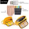 imageEASTHILL Big Capacity Pencil Case Large Pencil Pen Pouch Bag High Storage Case Middle School College Office Organizer for Student Teens Girls Adults Yellow