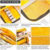 imageEASTHILL Big Capacity Pencil Case Large Pencil Pen Pouch Bag High Storage Case Middle School College Office Organizer for Student Teens Girls Adults Yellow
