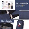 imageEASTHILL Big Capacity Pencil Case Large Pencil Pouch Stationery Pen Bag for Teen GirlsNavyDeep Blue