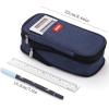 imageEASTHILL Big Capacity Pencil Case Large Pencil Pouch Stationery Pen Bag for Teen GirlsNavyDeep Blue