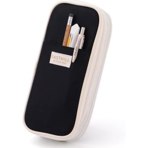 imageEASTHILL Big Capacity Pencil Case Large Pencil Pouch Stationery Pen Bag for Teen GirlsNavyBlack